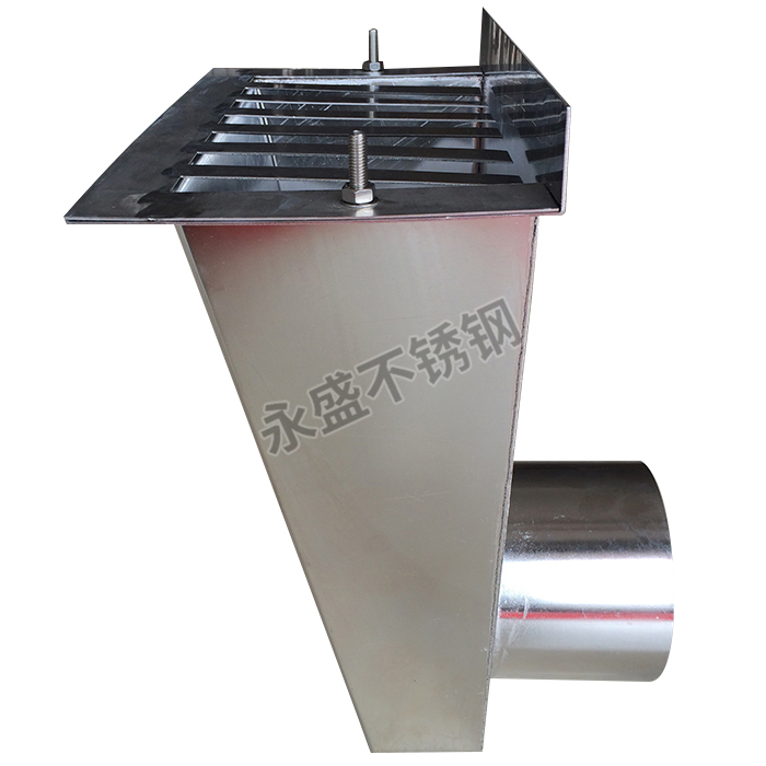 65型不锈钢侧排雨水斗
