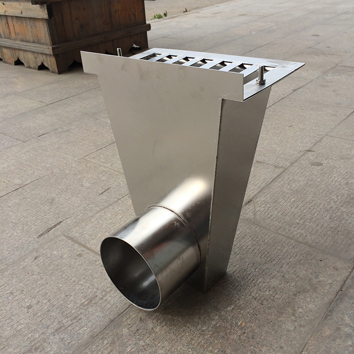 不锈钢侧排雨水斗